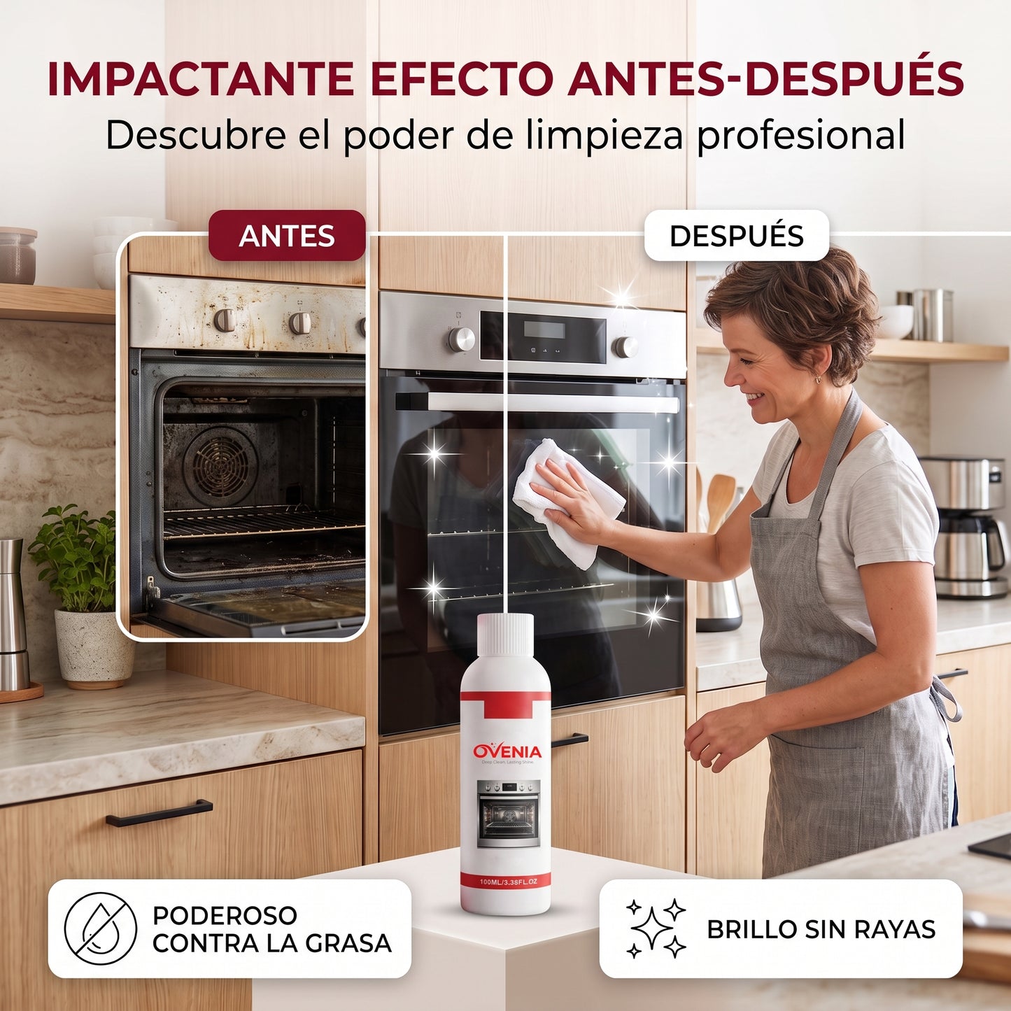 Limpiador Potente Horno - Ovenia