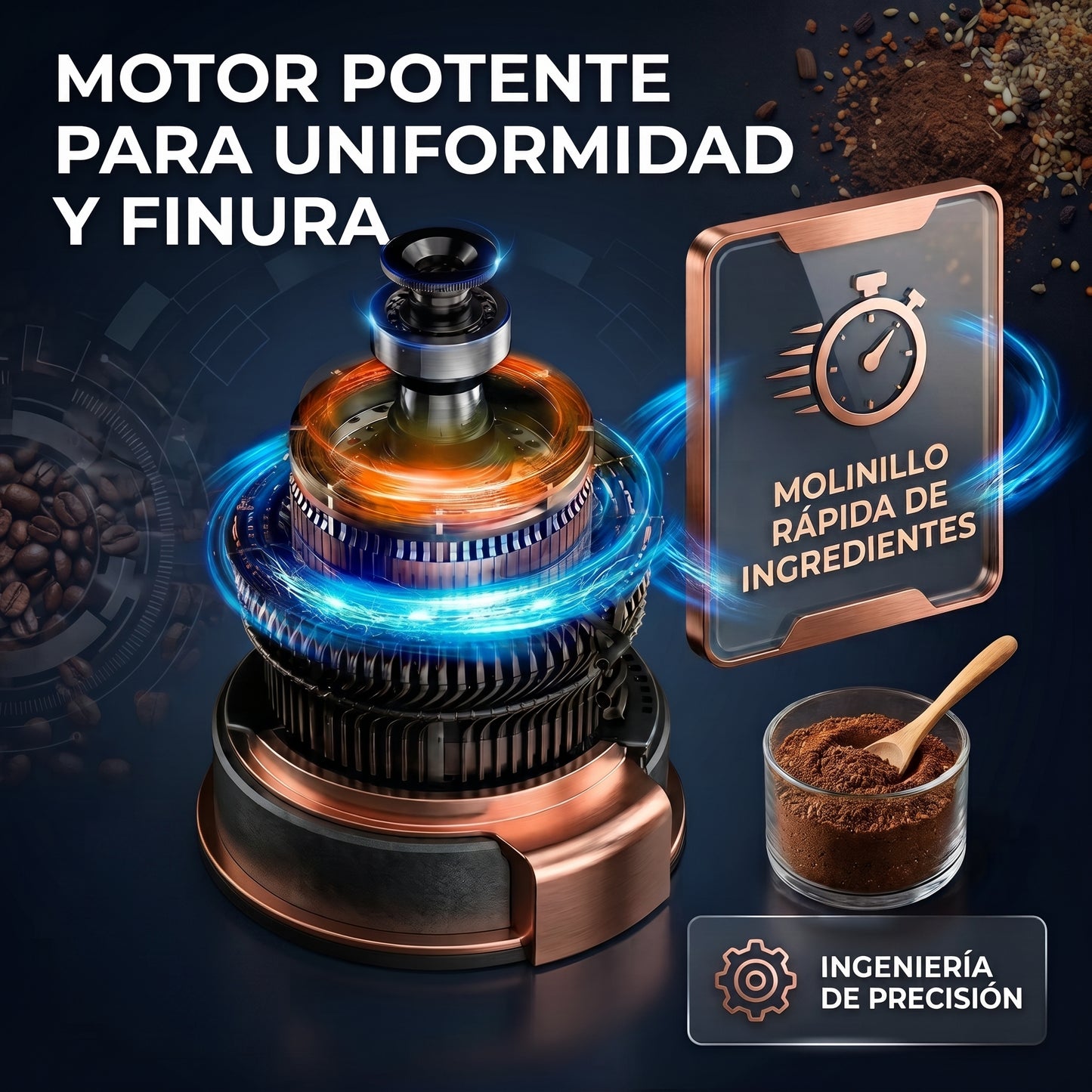 Molino Eléctrico Multifunción - GRANOVA