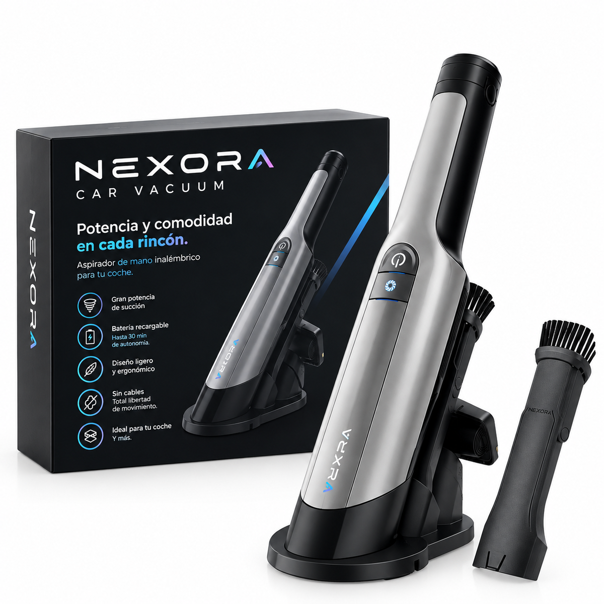 NEXORA - Aspiradora inalámbrica superpotente
