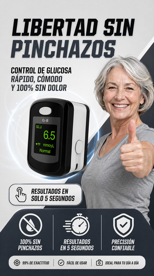 Monitor glucosa sin pinchazos GlucoSmart