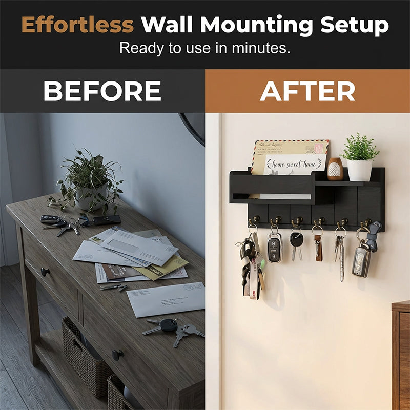 Entryway Mail & Key Organizer