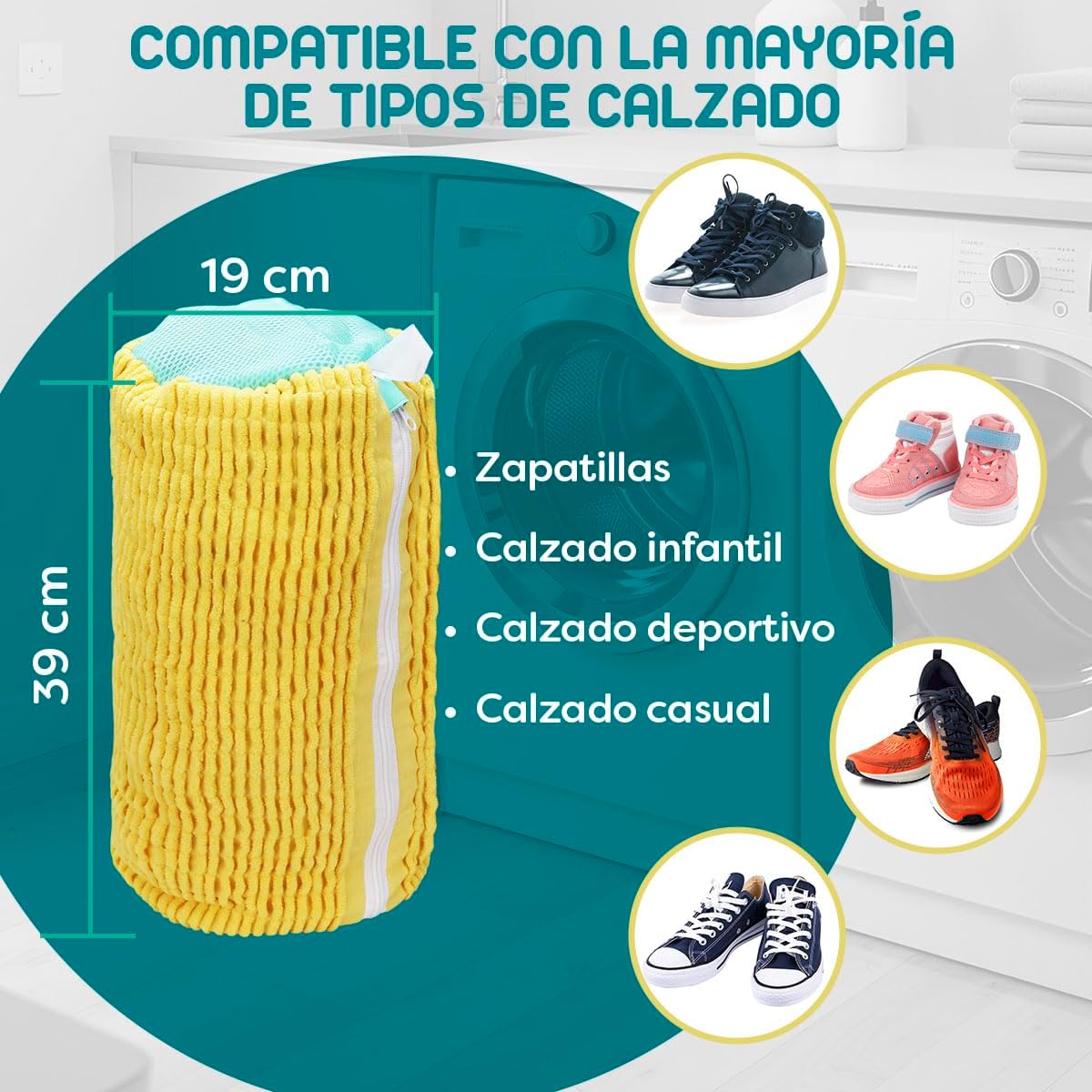 Wash-Safe Shoe Laundry Bag