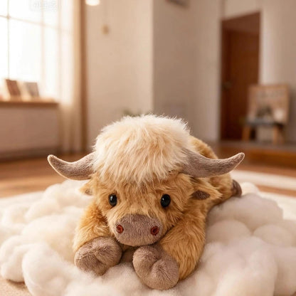 Highland Cow Cozy Plush Buddy
