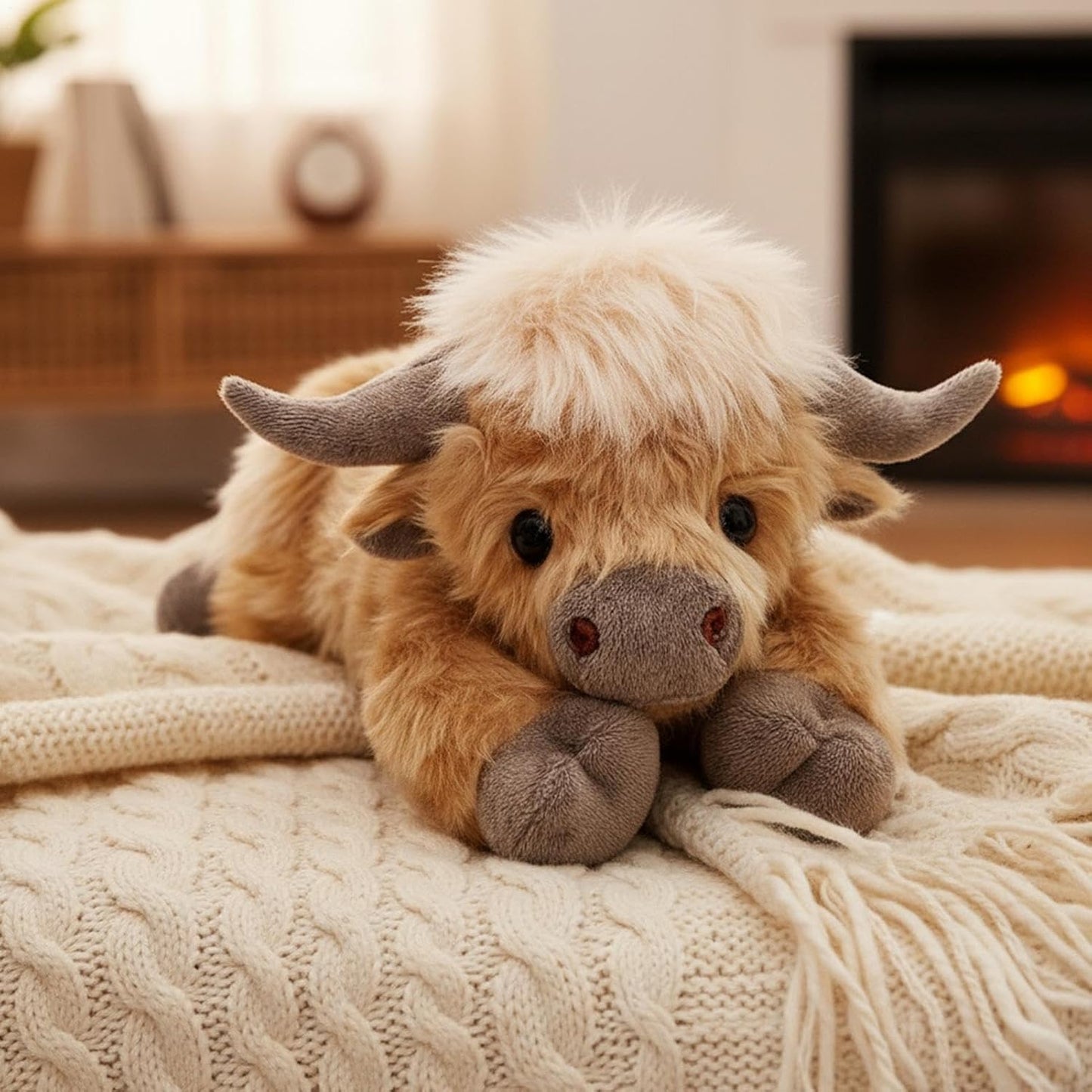 Highland Cow Cozy Plush Buddy