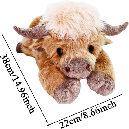 Highland Cow Cozy Plush Buddy