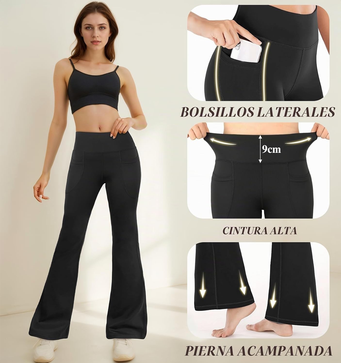 Pantalón Yoga Bootcut Confort