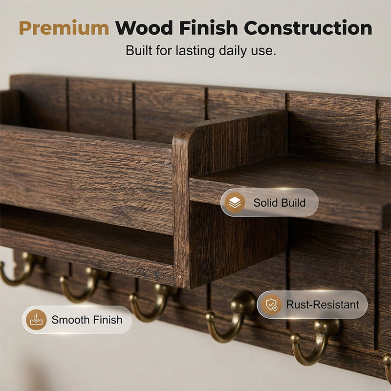 Entryway Mail & Key Organizer