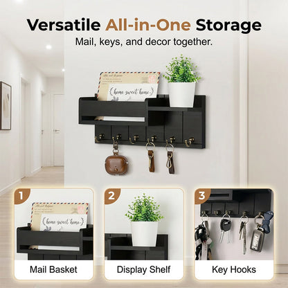 Entryway Mail & Key Organizer